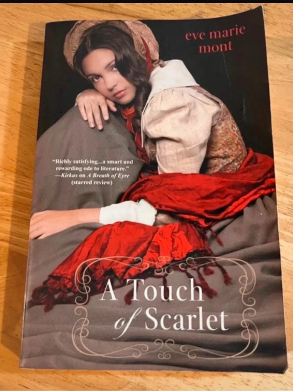 'A Touch of Scarlet' Red Cover Decorative Book